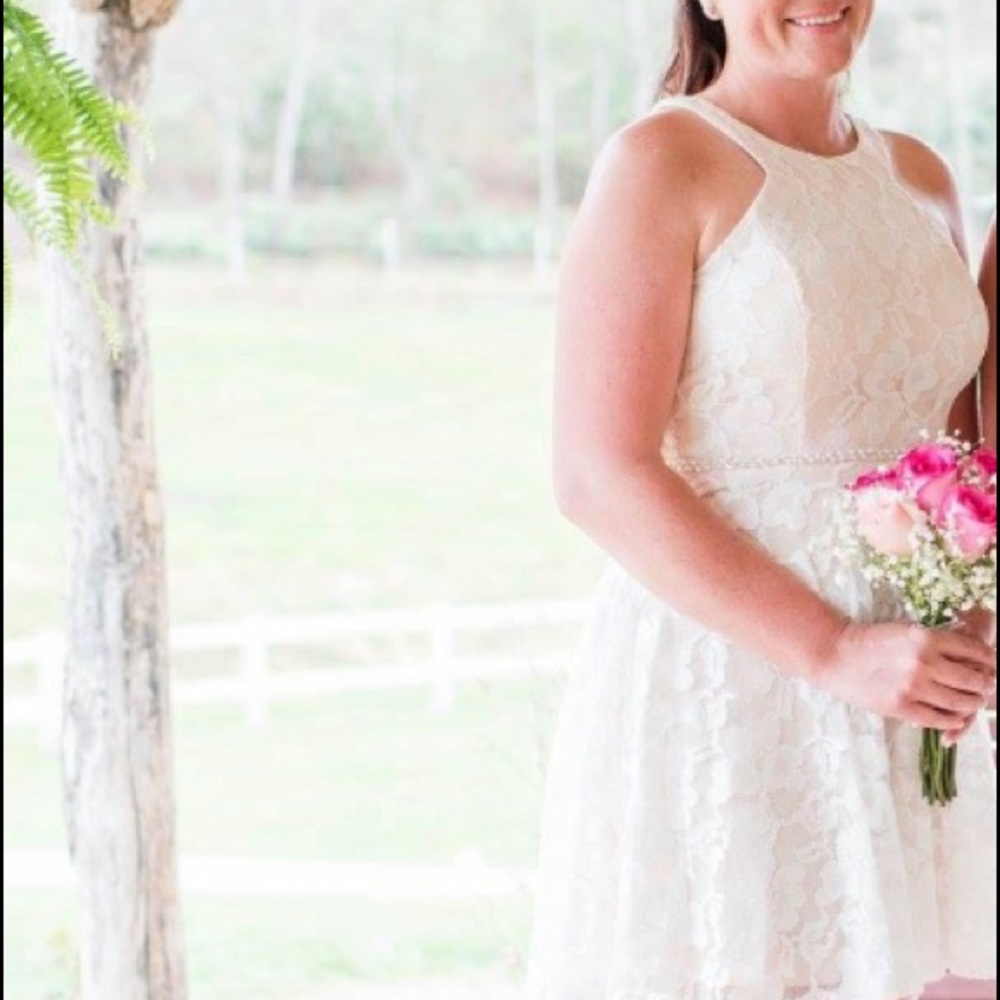 City Triangle Davids bridal formal dress size 10 worn once